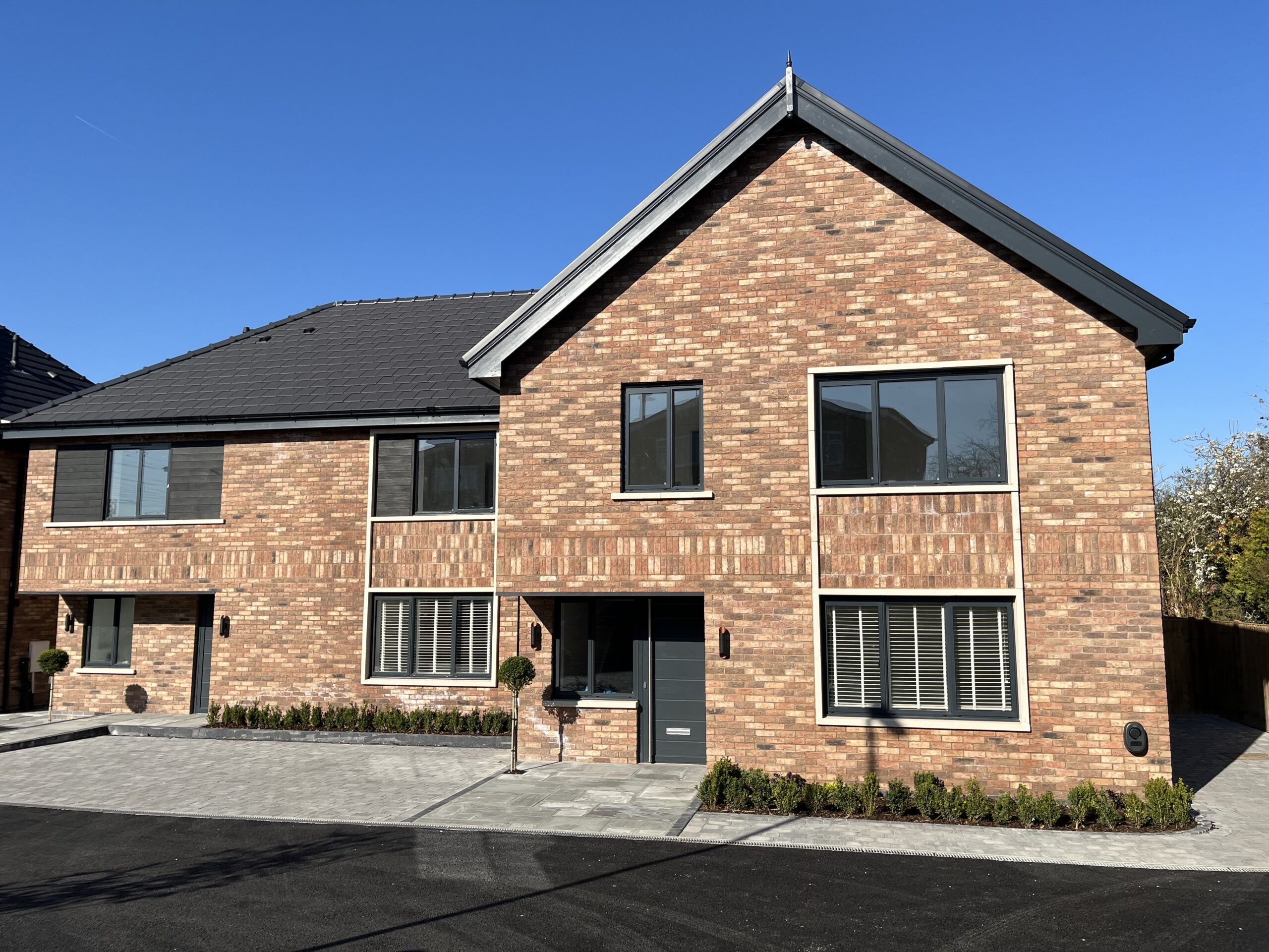 Completed detached home at Manor Gardens