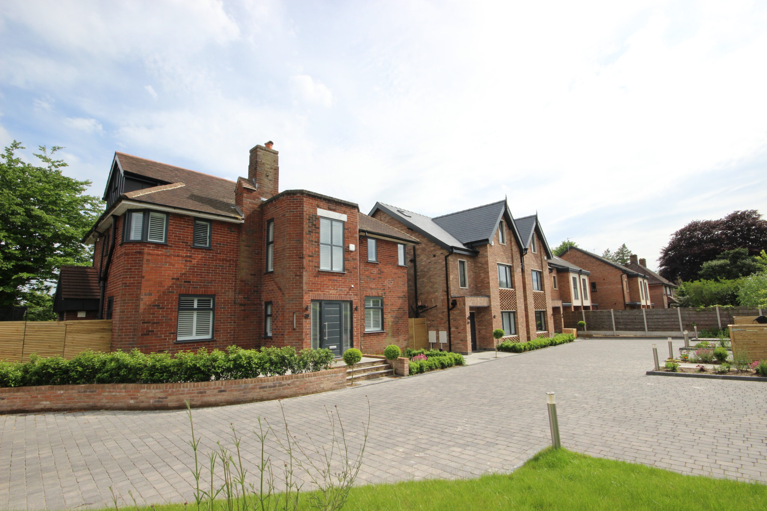 Full Exterior shot at the Homelands development
